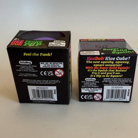 NeeDoh Nice Cube and Funky Pup new in box - Picture 3 of 4